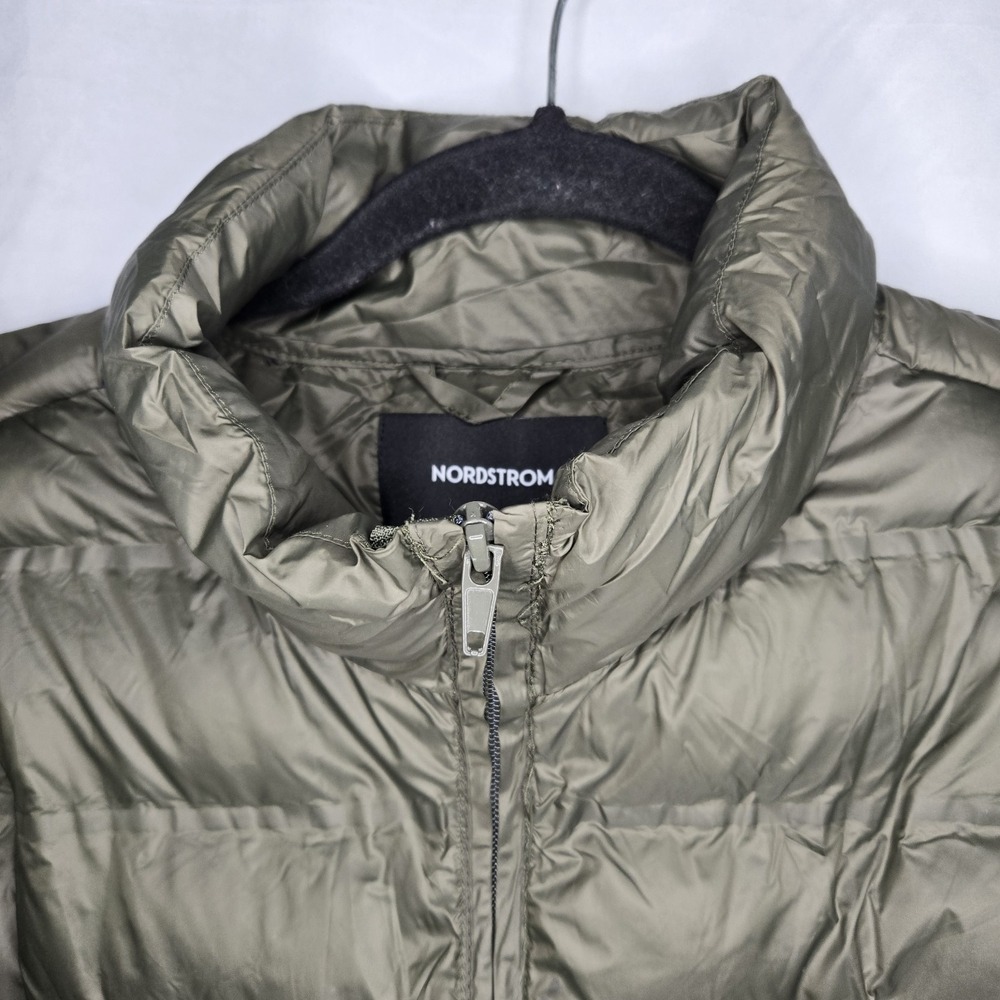 Nordstrom 3 In‎ 1 Trench And Puffer Coat Green XXL Capsule Wardrobe Versatile - Picture 10 of 16